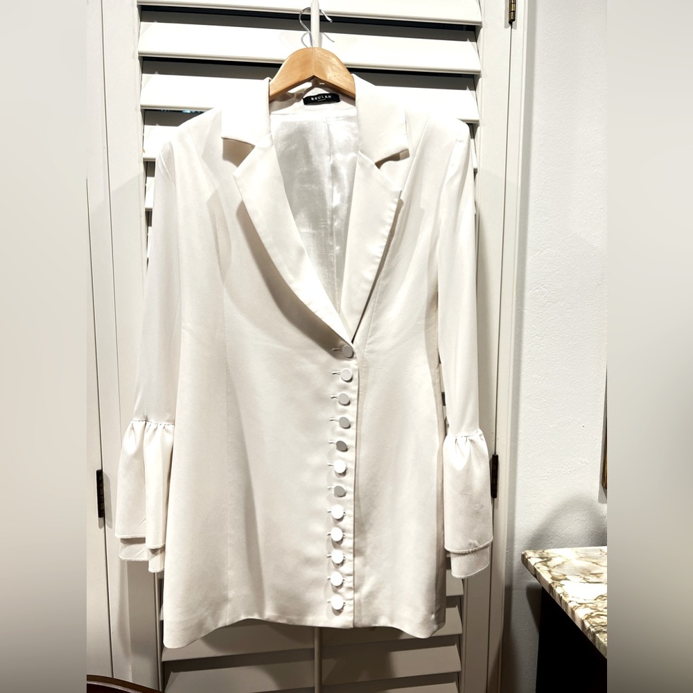 Blazer Mini dress in White